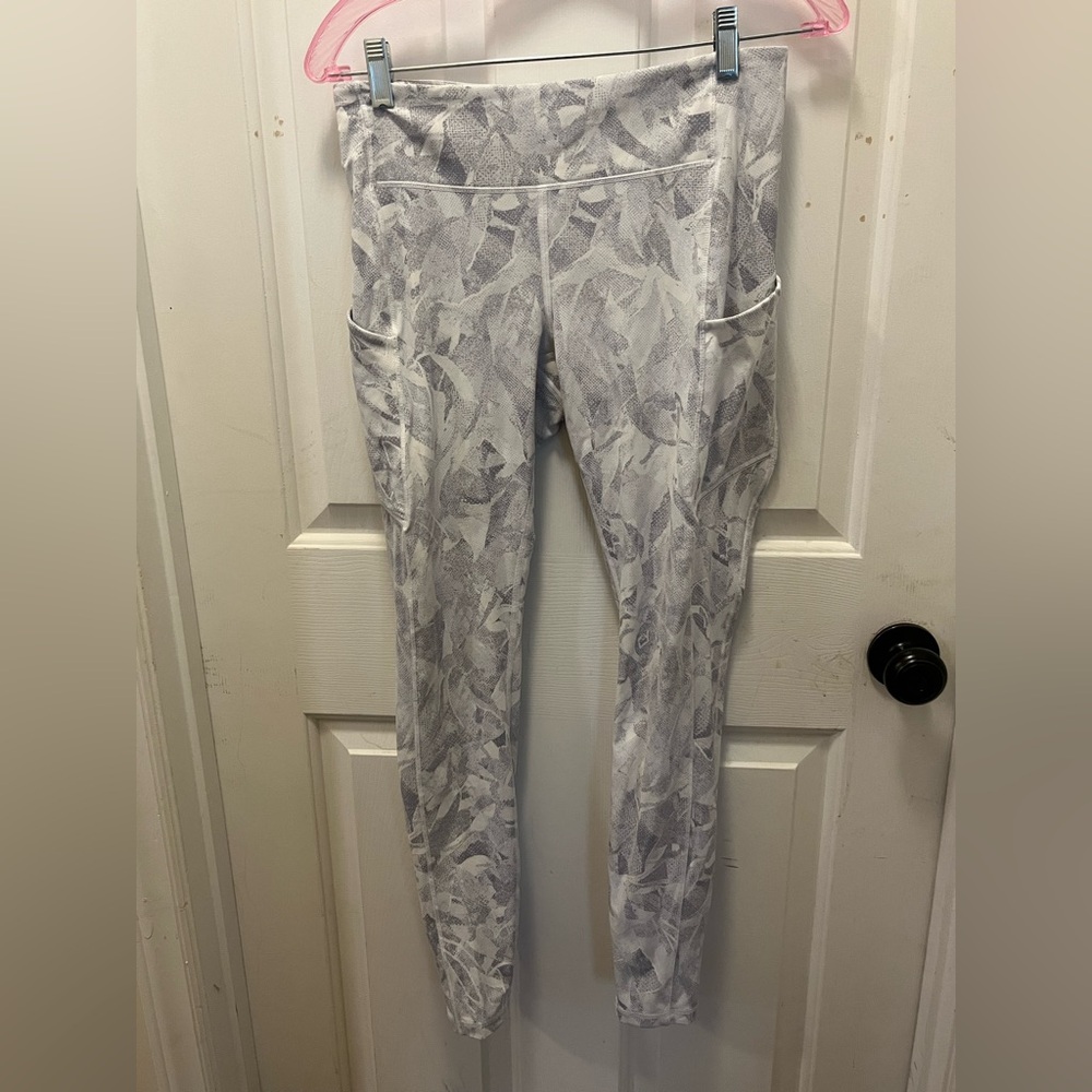 🍋 LIKE NEW Lululemon Speed Up Tight *28" - Jasmine White Multi - Sz 8